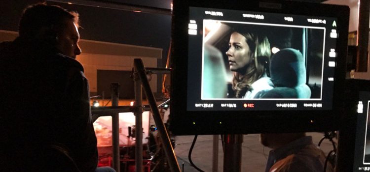 Photo: Amy Acker Filming FOX’s X-Men “Gifted” Pilot